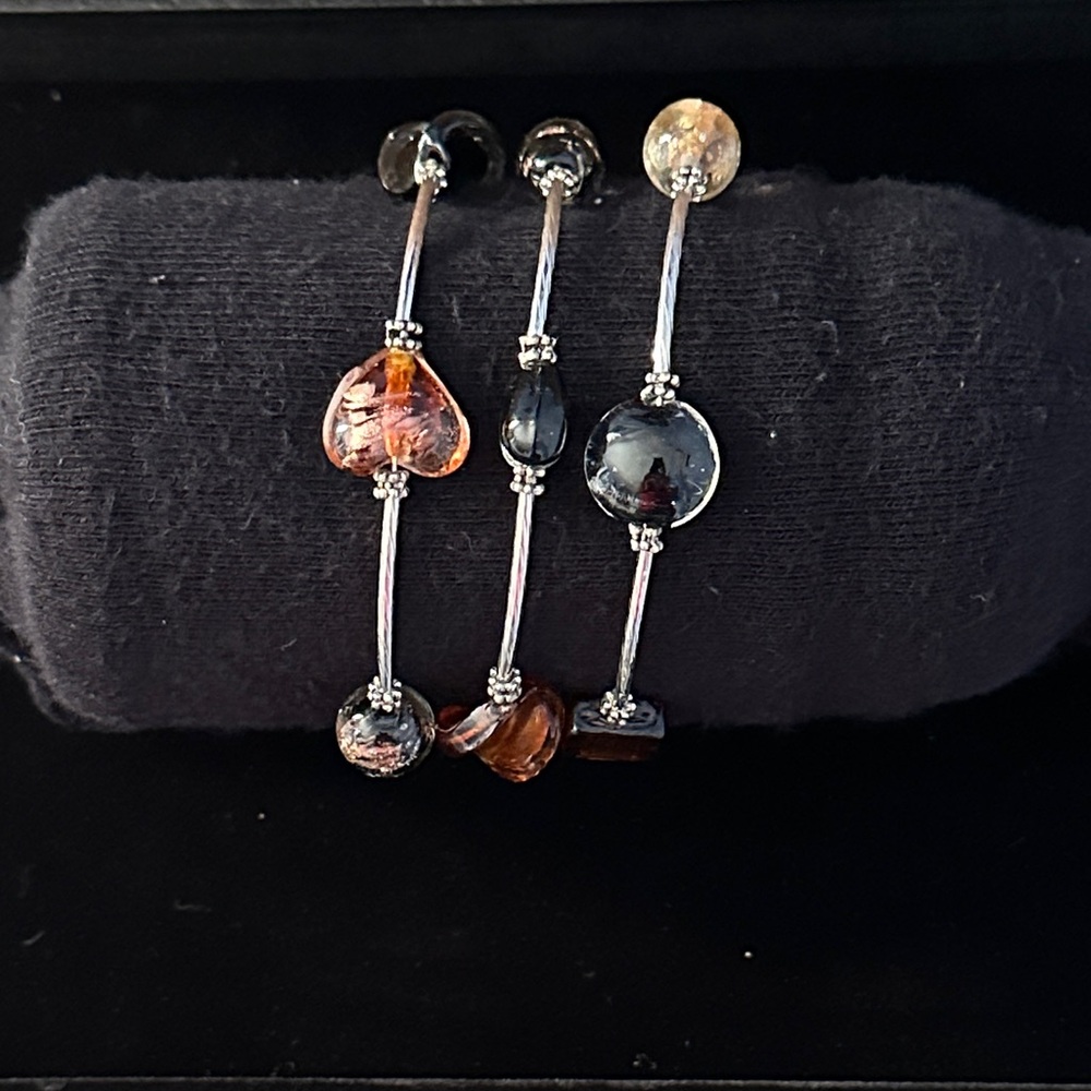 Elegant Multi-Color Beaded Bracelet Set